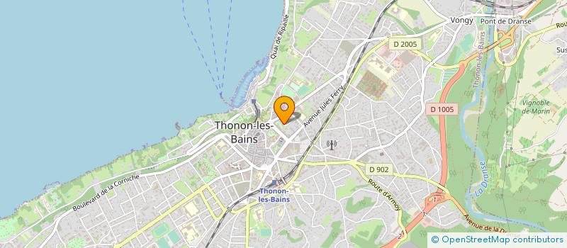 localisation de l'entreprise JALMALV LEMAN-MONTBLANC à THONON-LES-BAINS