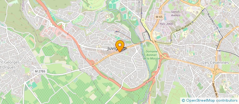 localisation de l'entreprise JALMAT SARL  JUVIGNAC
