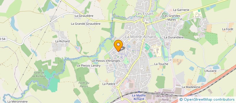 localisation de l'entreprise JALNAD  LES ACHARDS