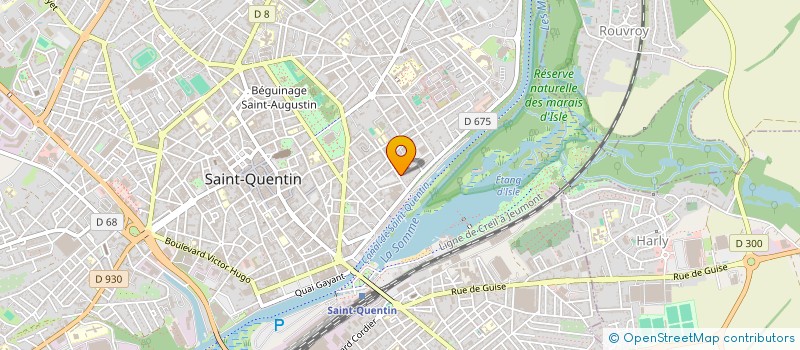 localisation de l'entreprise JALO à SAINT-QUENTIN
