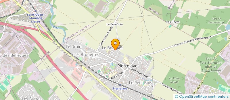 localisation de l'entreprise JALODATA CONSULTING  PIERRELAYE