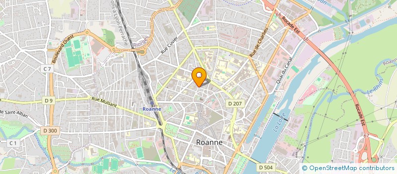 localisation de l'entreprise JALOLI à ROANNE
