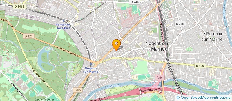 localisation de l'entreprise JALOMAX à NOGENT-SUR-MARNE
