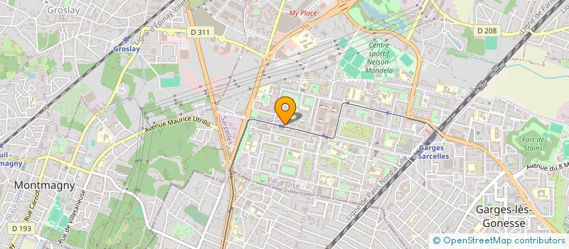 localisation de l'entreprise JALON FORMATION  SARCELLES