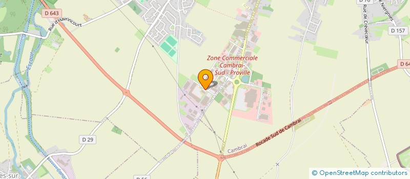 localisation de l'entreprise JALOU SPORT à PROVILLE