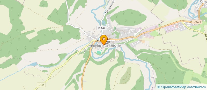 localisation de l'entreprise JALOVE à ANDELOT-BLANCHEVILLE