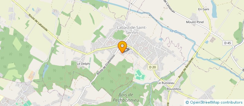 localisation de l'entreprise JALPA à LABASTIDE-SAINT-SERNIN