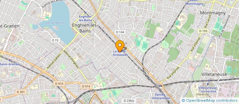 localisation de l'entreprise JALPAC à ENGHIEN-LES-BAINS