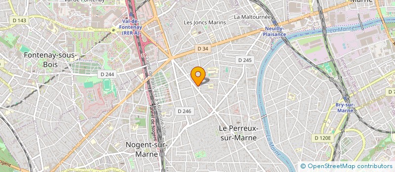 localisation de l'entreprise JALRJ  LE PERREUX-SUR-MARNE