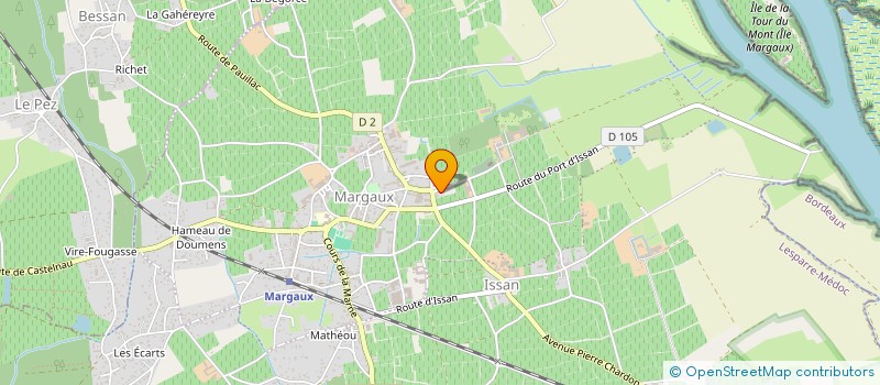 localisation de l'entreprise JALS  MARGAUX-CANTENAC