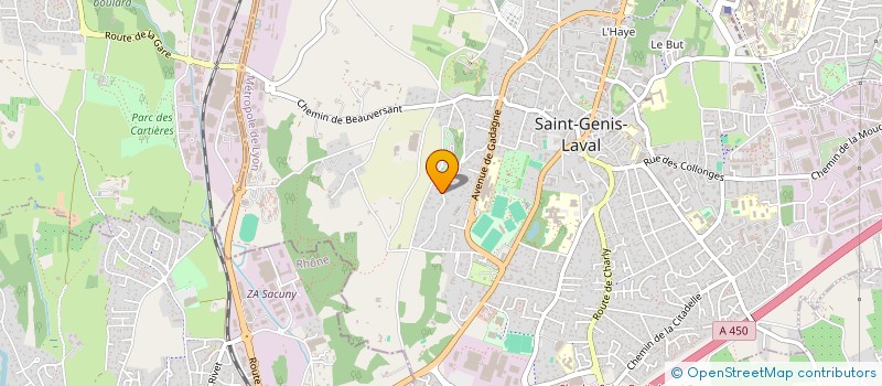 localisation de l'entreprise JALSUD  SAINT-GENIS-LAVAL