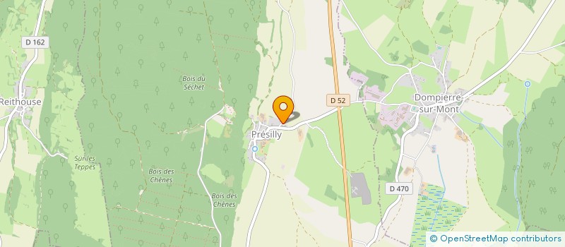 localisation de l'entreprise JALTEC  PRESILLY