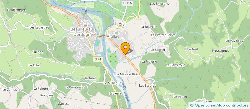 localisation de l'entreprise JALTI à ALTILLAC