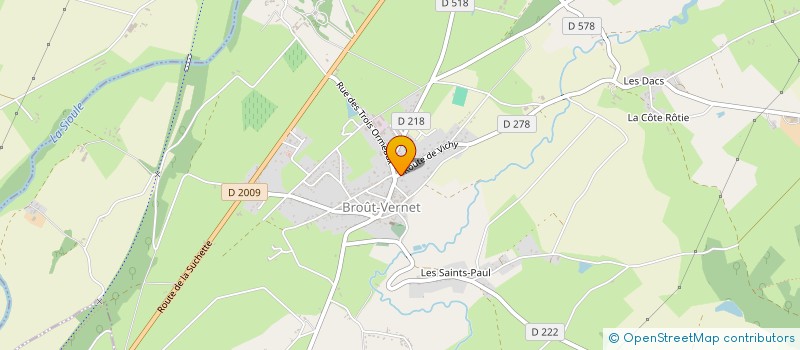 localisation de l'entreprise JALUCA  BROUT-VERNET