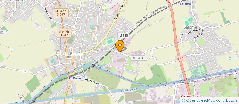 localisation de l'entreprise JALUDIBOIS  JEUX ANCIENS LUDIQUES EN BOIS   SALOME