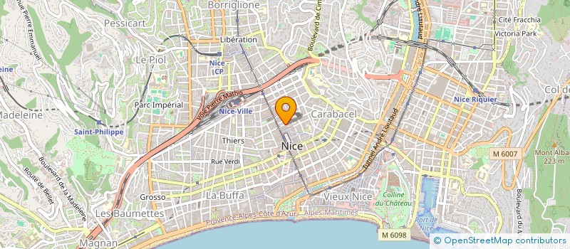 localisation de l'entreprise JALUMAPI CIMIEZ à NICE