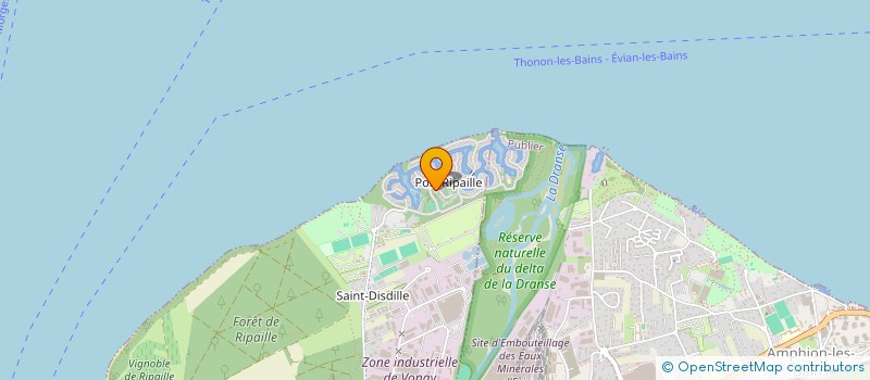 localisation de l'entreprise JALUMIGE à THONON LES BAINS
