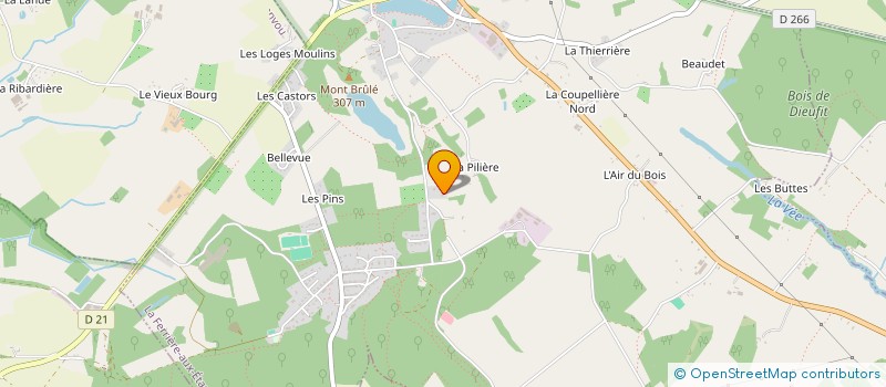 localisation de l'entreprise JALYNEL à LA FERRIERE-AUX-ETANGS