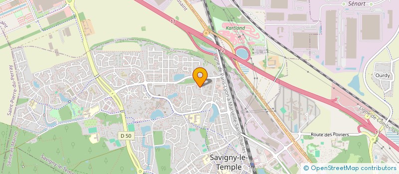 localisation de l'entreprise JALYS  SAVIGNY-LE-TEMPLE