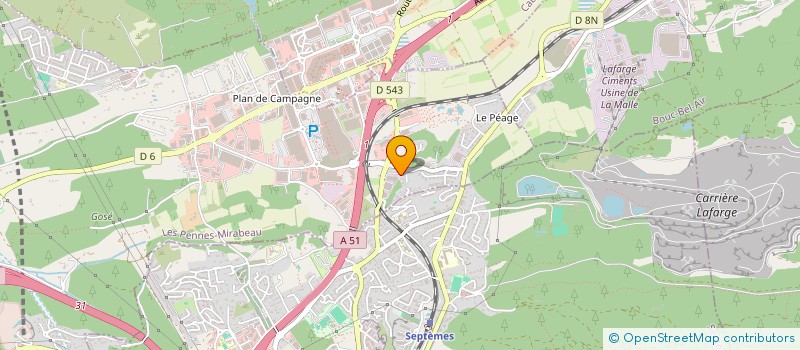 localisation de l'entreprise JALYTRANS à LES PENNES-MIRABEAU