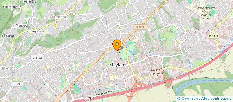 localisation de l'entreprise JAM 37 ROCHASSON  MEYLAN
