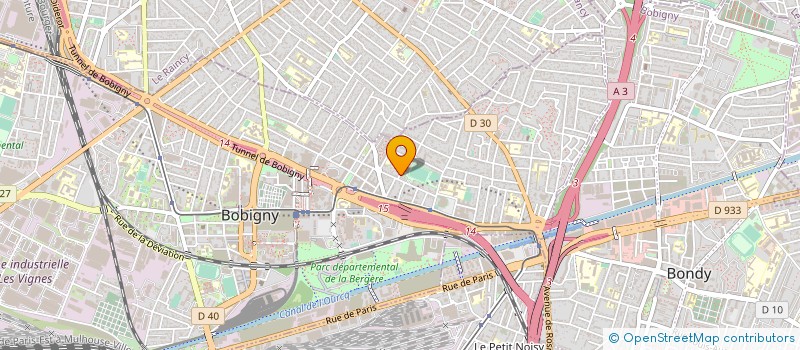 localisation de l'entreprise JAM à BOBIGNY