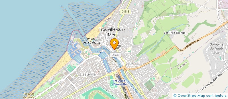 localisation de l'entreprise JAM à TROUVILLE-SUR-MER