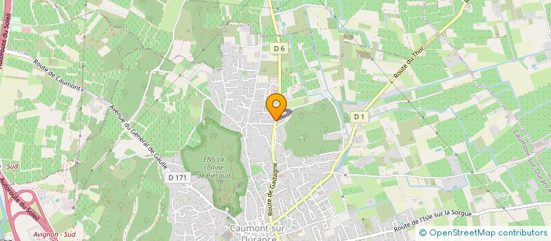 localisation de l'entreprise JAM  CAUMONT-SUR-DURANCE