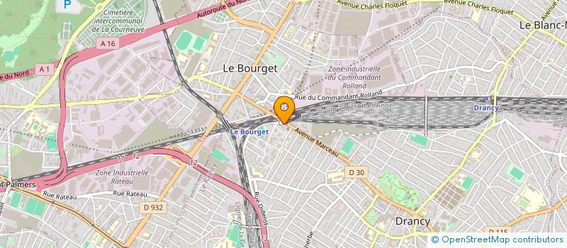 localisation de l'entreprise JAM à DRANCY