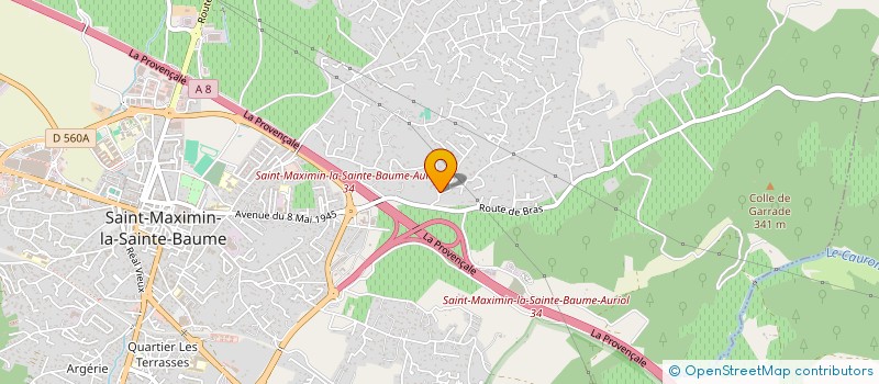 localisation de l'entreprise JAM à SAINT-MAXIMIN-LA-SAINTE-BAUME