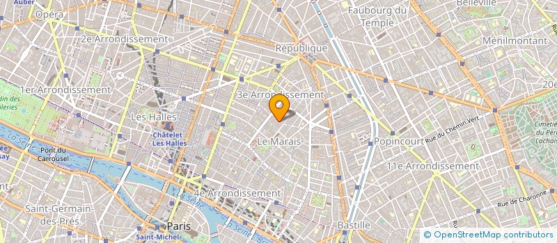localisation de l'entreprise JAM à PARIS