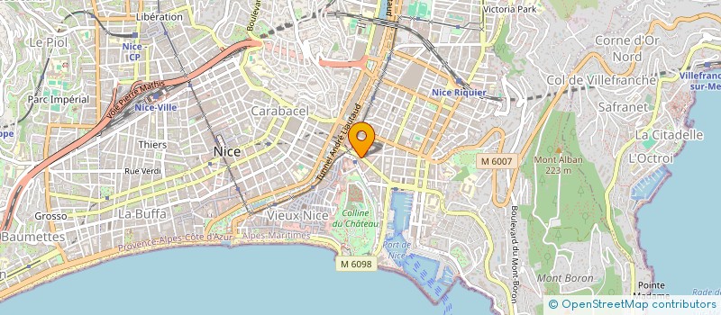 localisation de l'entreprise JAM à NICE
