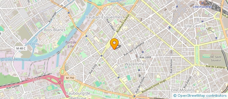 localisation de l'entreprise JAM à LILLE