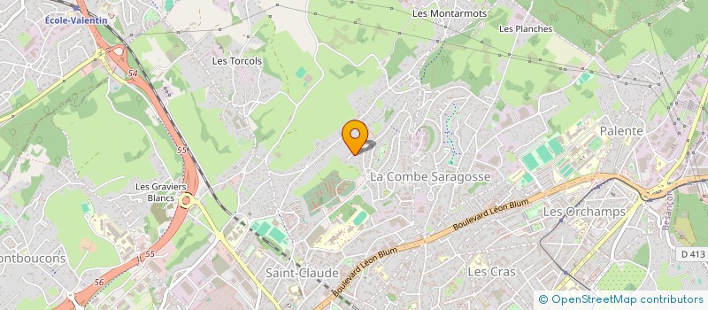 localisation de l'entreprise JAM 83 IMMO  BESANCON