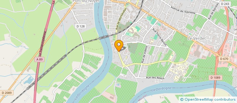 localisation de l'entreprise JAM  LIBOURNE