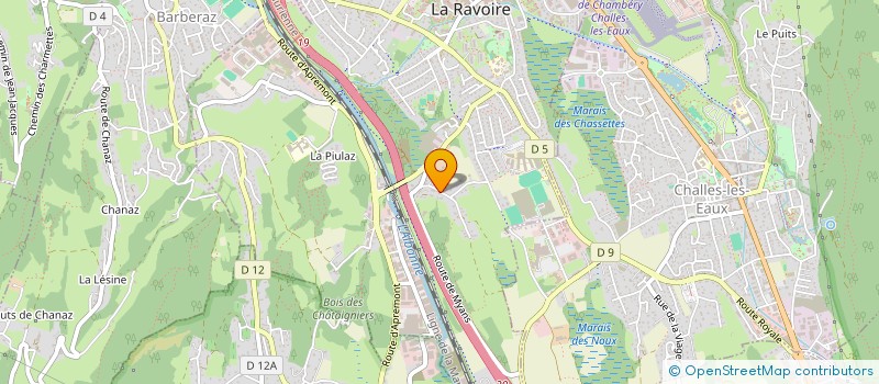 localisation de l'entreprise JAM  LA RAVOIRE