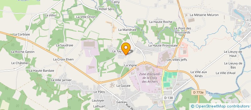 localisation de l'entreprise JAM  LA GACILLY