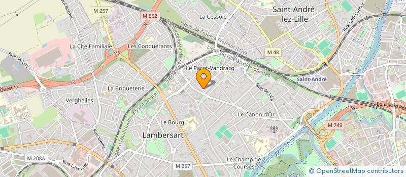 localisation de l'entreprise JAM à LAMBERSART