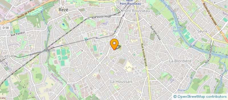 localisation de l'entreprise JAM  REZE