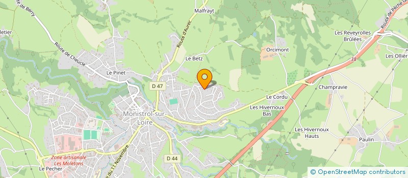 localisation de l'entreprise JAM  MONISTROL-SUR-LOIRE