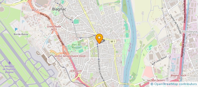 localisation de l'entreprise JAM  BLAGNAC