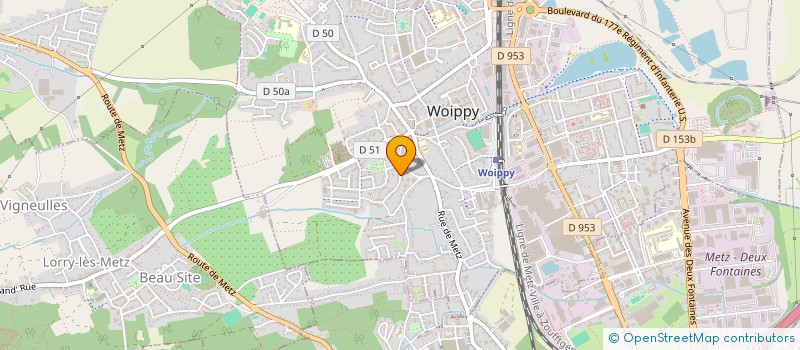 localisation de l'entreprise JAM à WOIPPY