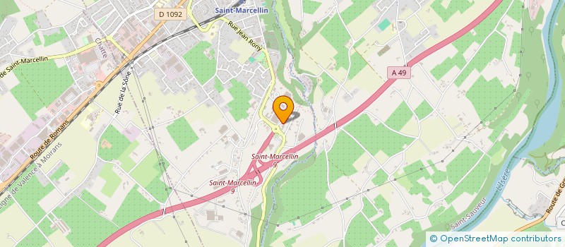 localisation de l'entreprise JAM  CAR  SAINT-MARCELLIN