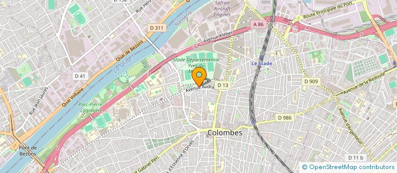 localisation de l'entreprise JAM FAMILY à COLOMBES