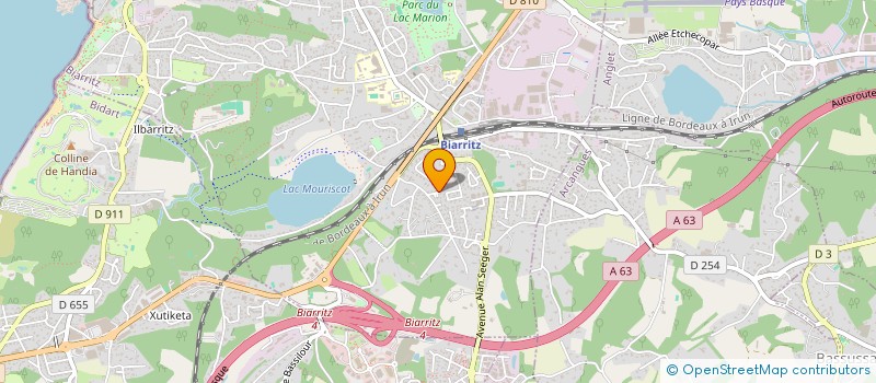 localisation de l'entreprise JAM FP à BIARRITZ