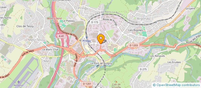 localisation de l'entreprise JAM FRANCE à ANNECY