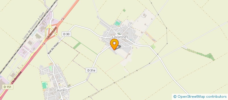 localisation de l'entreprise JAM HOLDING  LAVANNES