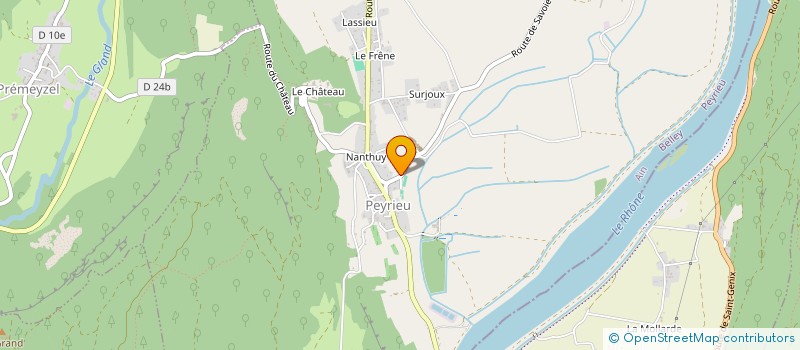 localisation de l'entreprise JAM IMMO  PEYRIEU