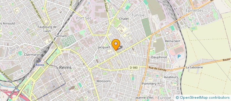 localisation de l'entreprise JAM'IN  REIMS