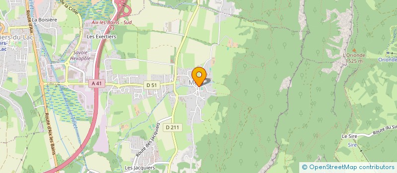 localisation de l'entreprise JAM INFRA à MERY